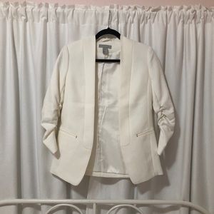 Brand new H&M white suit jacket blazer